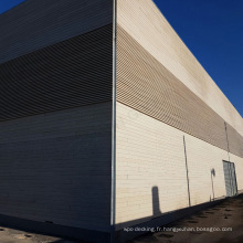 Panneau de mur extérieur composé en plastique en bois / bardage de wpc